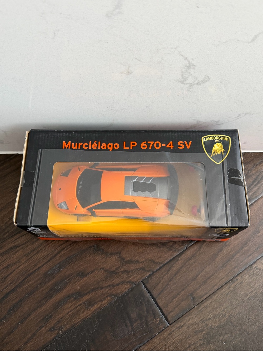 BRAHA Lamborghini Murciélago 670-4 SV R/C orange toy Car NIB - Picture 2 of 6